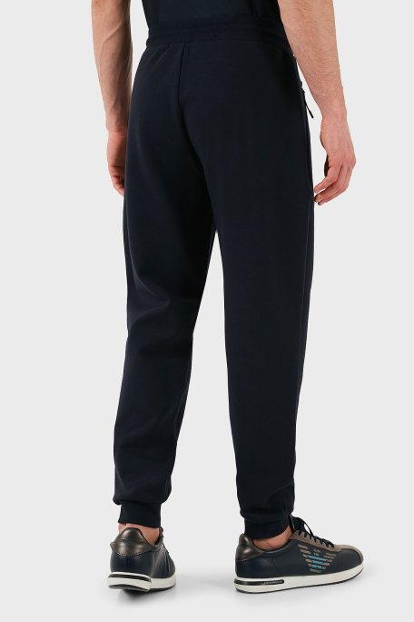 EA7 Pamuklu Regular Fit Normal Bel Ribanalı Paça Jogger Erkek Pantolon 7M000097 AF12116 UB102 LACİVERT - Ea7 (1)