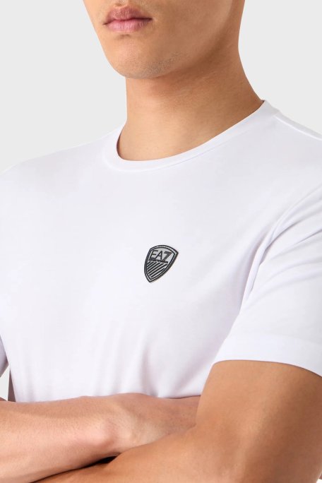 EA7 Regular Fit Bisiklet Yaka Erkek T Shirt 8NPT16 PJRGZ 1100 BEYAZ - EA7 (1)