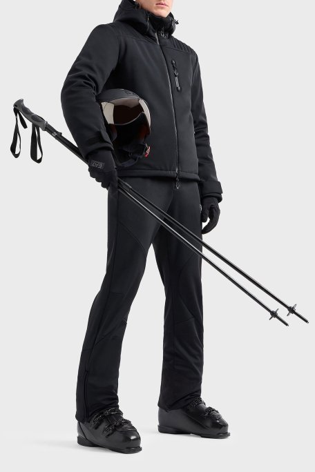 EA7 Regular Fit Çıkarılabilir Kapüşonlu Erkek Mont 6DPG12 PN8HZ 1200 SİYAH - EA7 (1)