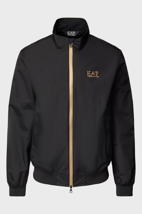 EA7 Regular Fit Dik Yaka Logolu Erkek Ceket 7M000424 AF13569 MC004 SİYAH-GOLD - EA7
