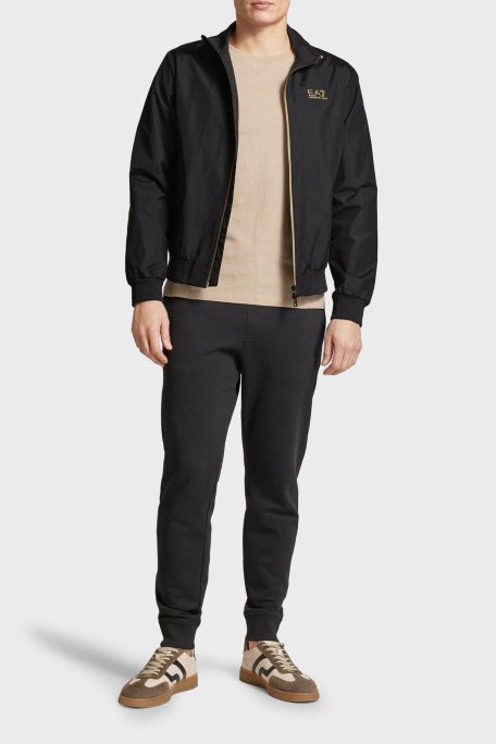 EA7 Regular Fit Dik Yaka Logolu Erkek Ceket 7M000424 AF13569 MC004 SİYAH-GOLD - EA7 (1)