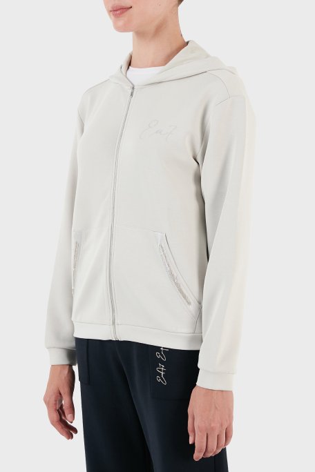 EA7 Regular Fit Kapüşonlu Kadın Sweat 6RTM20 TJDCZ 1931 GRİ - EA7 (1)