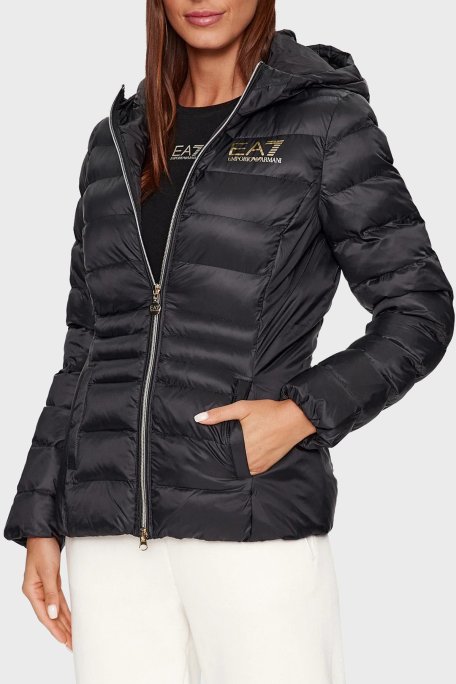 EA7 Regular Fit Kapüşonlu Şişme Bayan Mont 6RTB01 TN88Z 0200 SİYAH - EA7