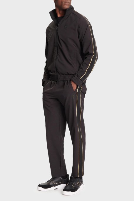 EA7 Regular Fit Logolu Düz Paça Erkek Eşofman Takımı 7M000785 AF16945 UC001 SİYAH - Ea7