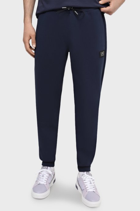 EA7 Regular Fit Pamuklu Jogger Spor Erkek Pantolon 3DPP77 PJUEZ 1554 LACİVERT - EA7