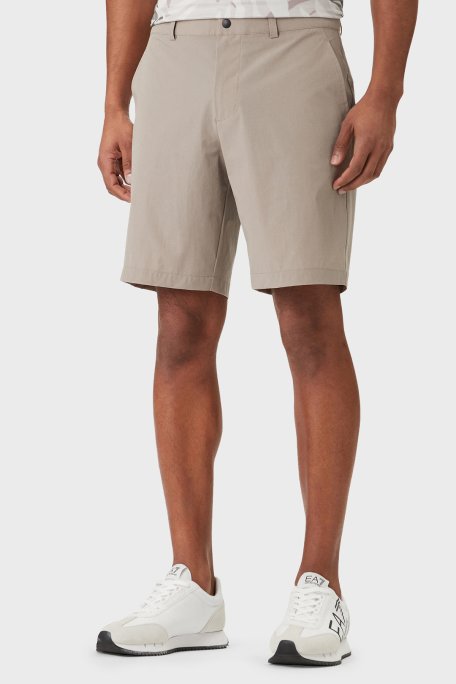 EA7 Slim Fit Logolu Normal Bel Erkek Şort 7M000194 AF14589 U6167 TOPRAK - Ea7
