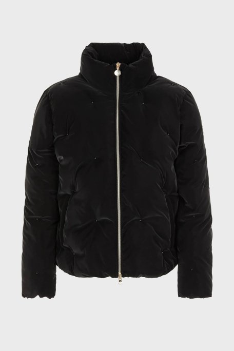 EA7 Gizli Kapüşonlu Dik Yaka Regular Fit Şişme Bayan Mont 6RTB34 TNDMZ 1200 SİYAH - EA7 (1)