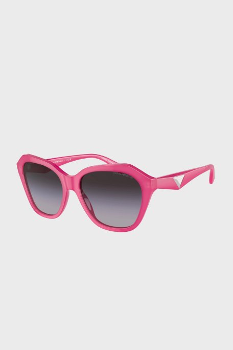 Emporio Armani Asimetrik Güneş Kadın Gözlük 0EA4221 61188G 56 Parlak Fuşya-Degrade Gri - Emporio Armani