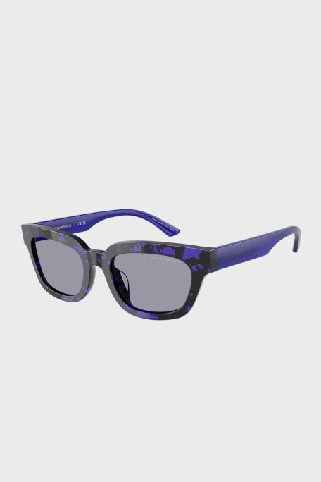 Emporio Armani Asimetrik Güneş Kadın Gözlük 0EA4233U 618380 53 Havana Menekşe-Mavi - Emporio Armani