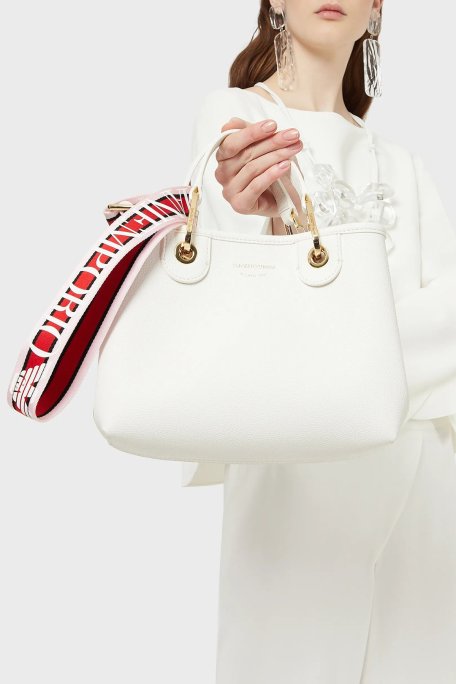 Emporio Armani Askı Detaylı Bayan Çanta Y3D166 YFO5B 85219 BEYAZ - Emporio Armani (1)
