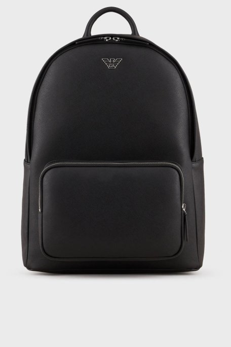 Emporio Armani Ayarlanabilir Askılı Fermuarlı Sırt Erkek Çanta Y4O250 Y138E 81072 SİYAH - Emporio Armani