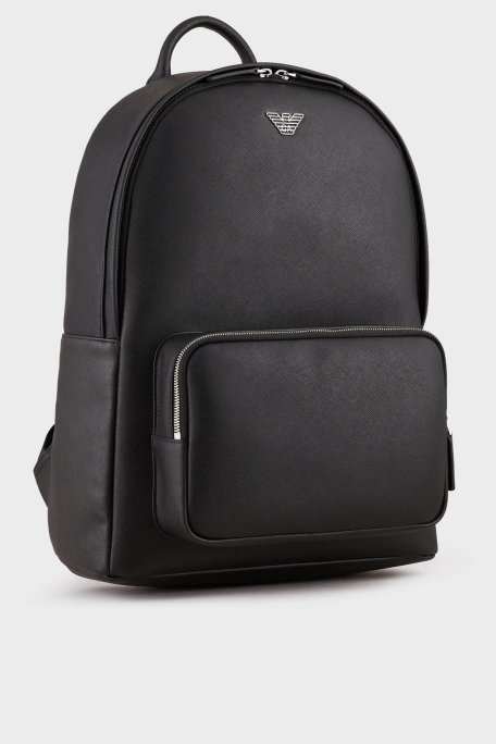 Emporio Armani Ayarlanabilir Askılı Fermuarlı Sırt Erkek Çanta Y4O250 Y138E 81072 SİYAH - Emporio Armani (1)