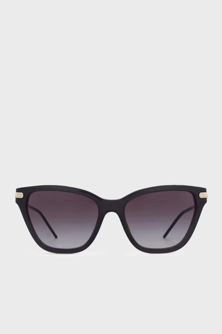 Emporio Armani Cat Eye Güneş Bayan Gözlük 0EA4251 62628G 54 Parlak Opal Siyah-Gri Gradyan - Emporio Armani