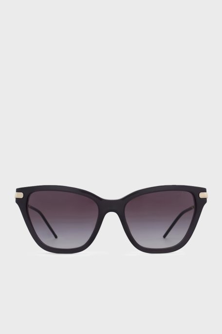 Emporio Armani Cat Eye Güneş Kadın Gözlük 0EA4251 62628G 54 Parlak Opal Siyah-Gri Gradyan - Emporio Armani