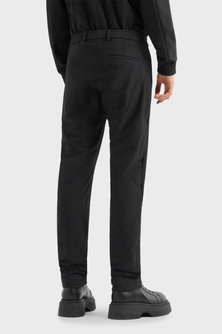 Emporio Armani Çimalı Normal Bel Erkek Pantolon EM000440 TE11109 UC001 SİYAH - Emporio Armani (1)