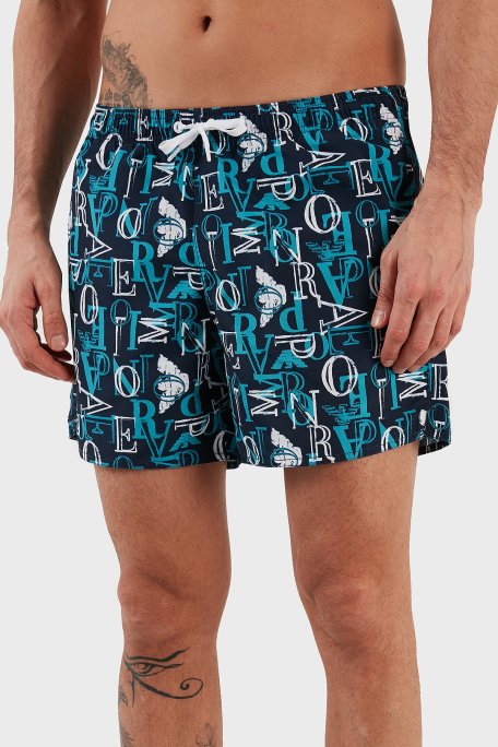 Emporio Armani Deniz Şortu Regular Fit Cepli Erkek Mayo Short 211740 3R445 48336 LACİVERT - Emporio Armani (1)