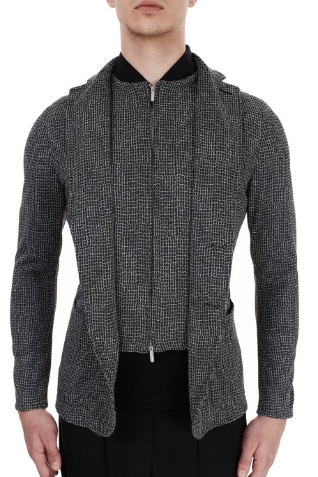 Emporio Armani Dik Yaka Cepli Erkek Ceket 91G56S 91S11 990 LACİVERT - Emporio Armani (1)