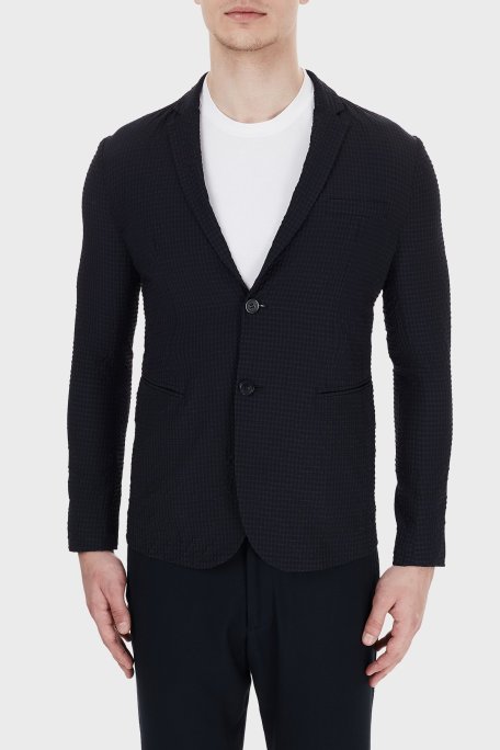 Emporio Armani Düğmeli Cepli Blazer Erkek Ceket 51G620 51306 922 LACİVERT - Emporio Armani