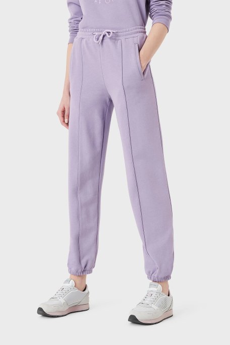 Emporio Armani Elastik Bel Bantlı Rahat Kalıp Cepli Jogger Bayan Pantolon 6L2P7B 2J49Z 0831 LİLA - Emporio Armani (1)