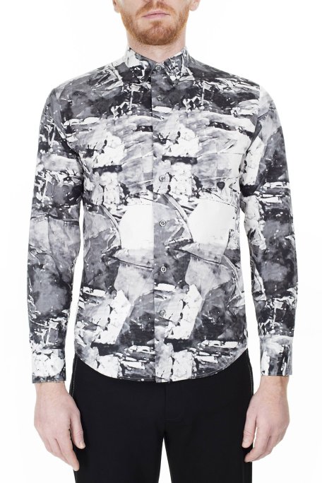 Emporio Armani Erkek Gömlek 51CC3T 5135C 042 SİYAH - Emporio Armani