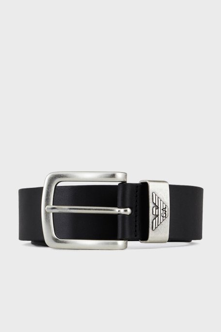 Emporio Armani Hakiki Deri Erkek Kemer Y4S201 YDD6G 80001 SİYAH - Emporio Armani