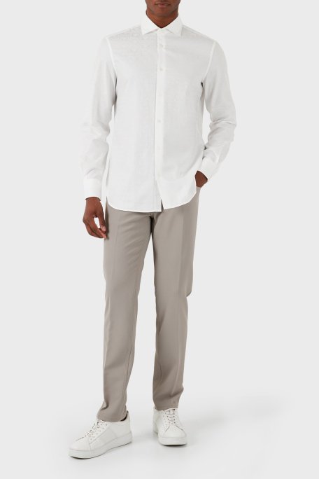 Emporio Armani J05 Streç Pamuklu Regular Fit Jeans Erkek Kot Pantolon 3D1J05 1NPQZ 0650 BEJ - Emporio Armani