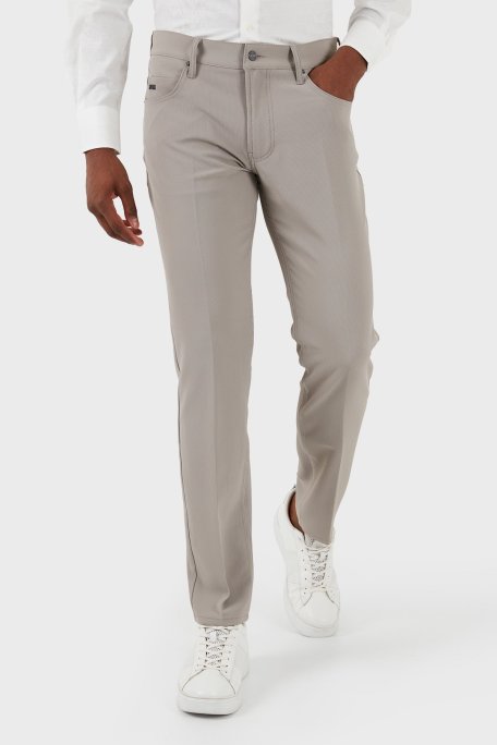 Emporio Armani J05 Streç Pamuklu Regular Fit Jeans Erkek Kot Pantolon 3D1J05 1NPQZ 0650 BEJ - Emporio Armani (1)