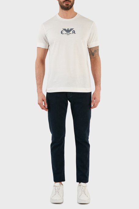 Emporio Armani Slim Fit Cepli Pamuklu J06 Jeans Erkek Kot Pantolon 8N1J06 1G0IZ 0942 LACİVERT - Emporio Armani