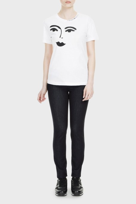 Emporio Armani J06 Jeans Bayan Kot Pantolon S 3G2J06 2D4EZ 0941 LACİVERT - Emporio Armani