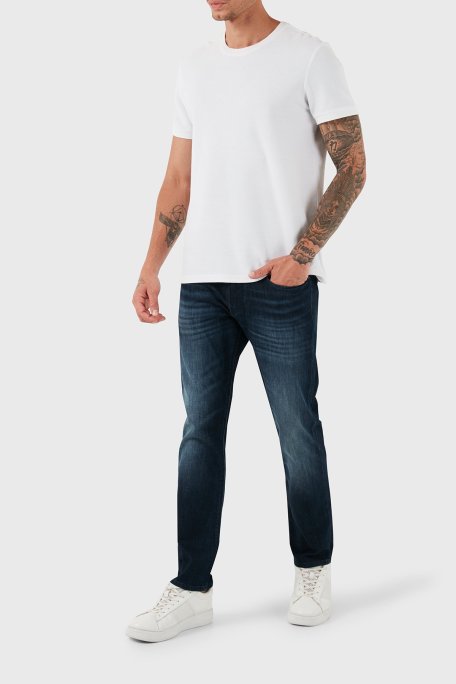 Emporio Armani J06 Slim Fit Düşük Bel Jeans Erkek Kot Pantolon 8N1J06 1D16Z 0942 LACİVERT - Emporio Armani (1)