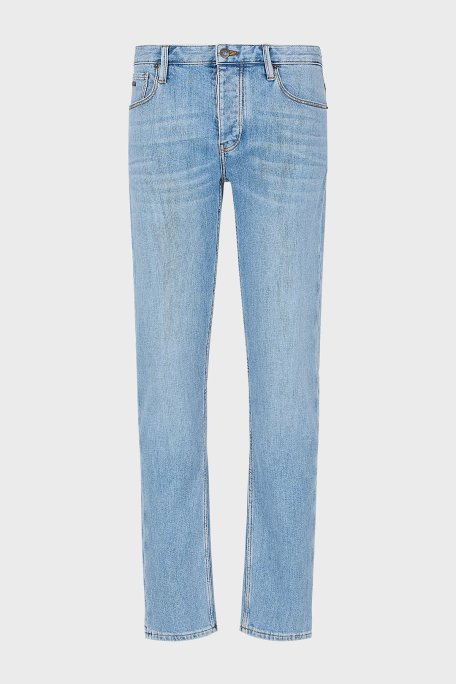 Emporio Armani J75 Slim Fit Düşük Bel Jeans Erkek Kot Pantolon 3D1J75 1D01Z 0943 MAVİ - Emporio Armani (1)