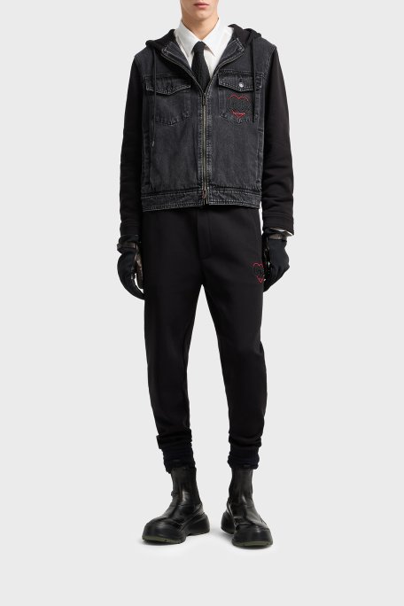 Emporio Armani Jakarlı Regular Fit Saten Görünümlü Klasik Yaka Erkek Gömlek EM001537 AF15074 F0140 BEYAZ - Emporio Armani (1)