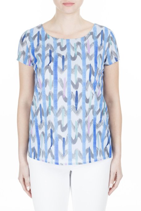 Emporio Armani Bayan Bluz 3H2K84 2N4IZ F702 MAVİ - Emporio Armani