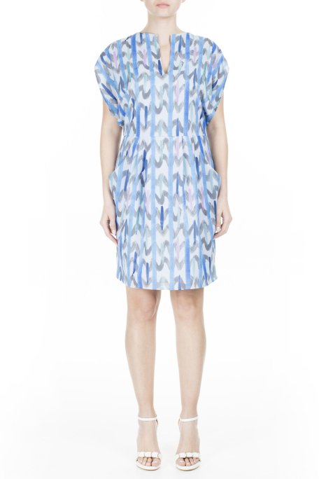 Emporio Armani Bayan Elbise 3H2A93 2N4IZ F702 MAVİ - Emporio Armani