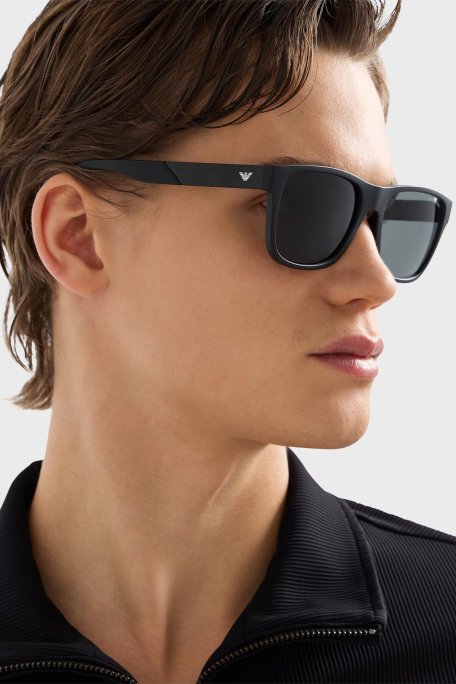 Emporio Armani Kare Güneş Erkek Gözlük 0EA4243 5001T3 56 Mat Siyah-Koyu Gri - Emporio Armani (1)