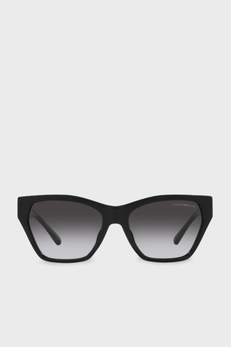 Emporio Armani Kedi Güneş Bayan Gözlük 0EA4203U 50178G 55 Parlak Siyah-Duman Gri - Emporio Armani (1)