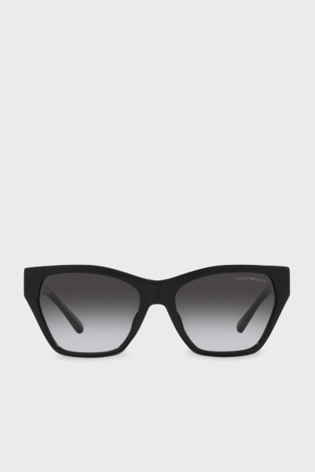 Emporio Armani Kedi Güneş Kadın Gözlük 0EA4203U 50178G 55 Parlak Siyah-Duman Gri - Emporio Armani (1)