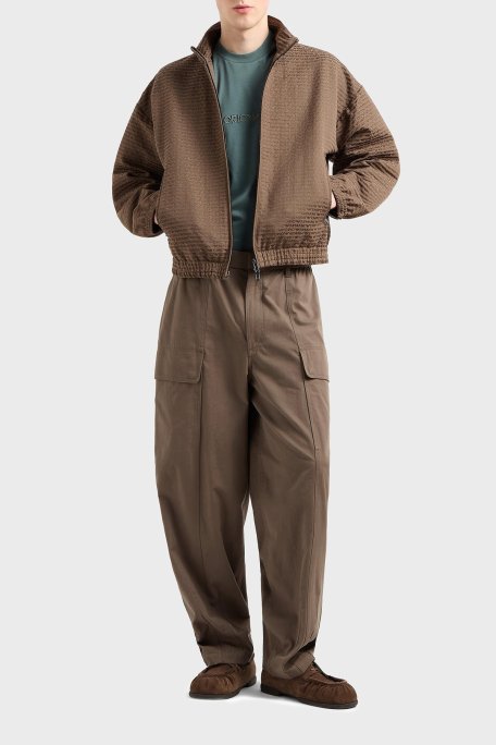 Emporio Armani Logo Nakışlı Pamuklu Regular Fit Bisiklet Yaka Erkek T Shirt EM001070 AF13747 U9083 MİNT - Emporio Armani (1)