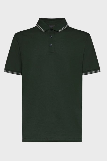 Emporio Armani Logolu % 100 Pamuk Regular Fit Erkek Polo EM005842 AF12955 U7263 HAKİ - Emporio Armani (1)