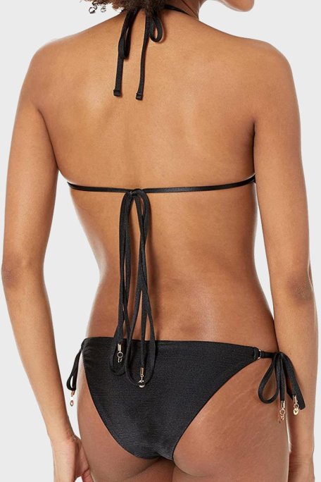 Emporio Armani Logolu 2li Üçgen Bayan Bikini S 262706 2R348 00020 SİYAH - Emporio Armani (1)