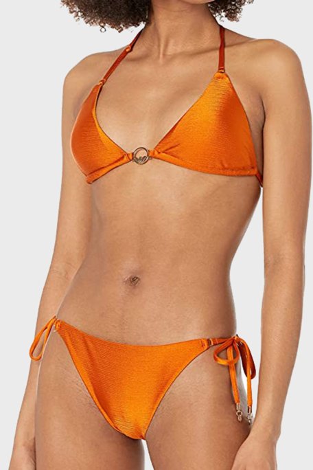 Emporio Armani Logolu 2li Üçgen Bayan Bikini S 262706 2R348 00163 Tarçın - Emporio Armani