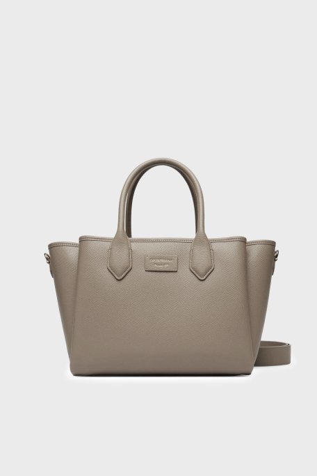 Emporio Armani Logolu Ayarlanabilir ve Çıkarılabilir Askılı Bayan Çanta EW002329 AF17799 M1345 TOPRAK - Emporio Armani