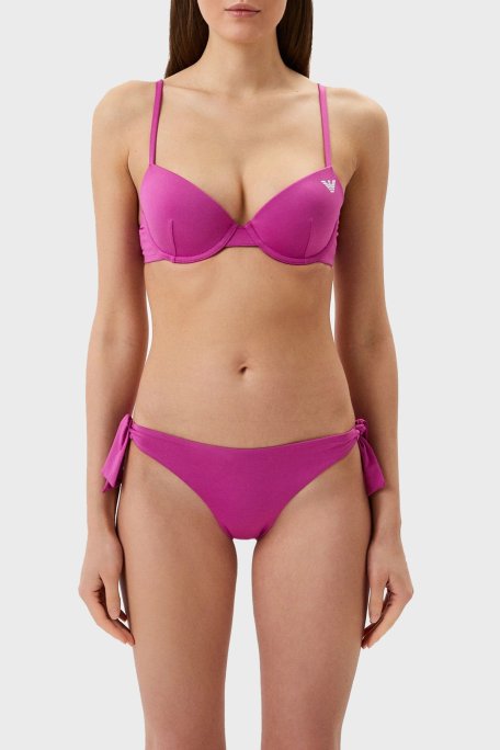 Emporio Armani Logolu Bayan Bikini Altı S 262424 2R300 05873 PEMBE - Emporio Armani