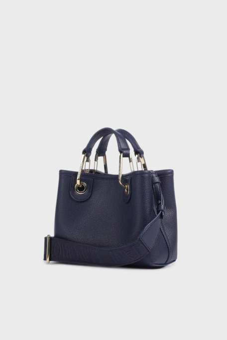 Emporio Armani Logolu Çıkarılabilir Askılı Bayan Çanta EW000382 AF12036 MB346 MOR - Emporio Armani (1)