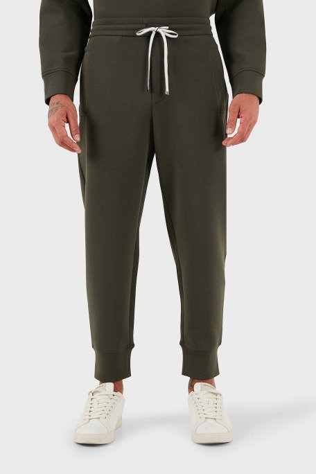 Emporio Armani Logolu Elastik Bel Bantlı Regular Fit Jogger Erkek Pantolon 8N1P92 1JHSZ U8120 HAKİ - Emporio Armani