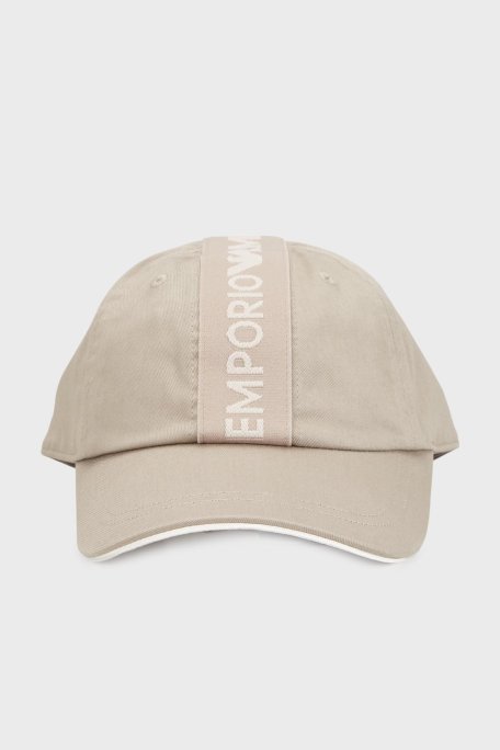 Emporio Armani Logolu Erkek Şapka 627474 4R579 00054 BEJ - Emporio Armani
