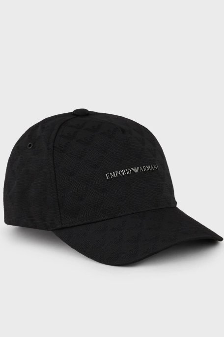Emporio Armani Logolu Erkek Şapka 627924 CC985 00020 SİYAH - Emporio Armani