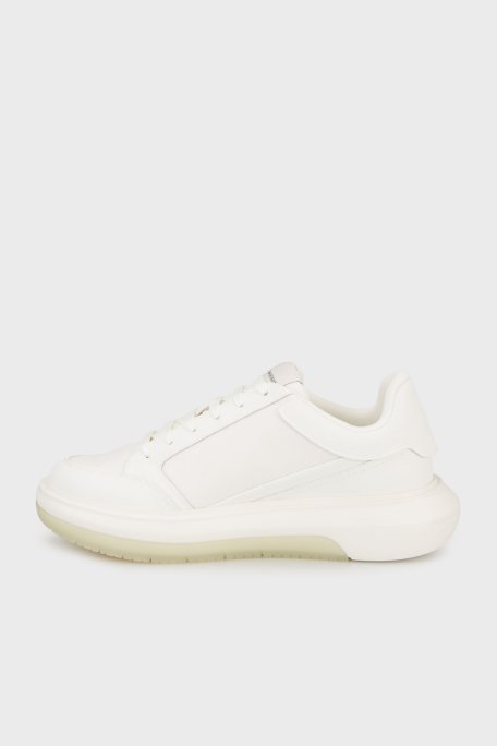 Emporio Armani Logolu Kalın Taban Sneaker Erkek Ayakkabı EM003666 AF19532 M0107 EKRU - Emporio Armani (1)