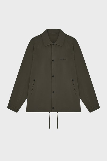 Emporio Armani Logolu Regular Fit Çıtçıt Düğmeli Klasik Yaka Erkek Mont EM004691 AF21368 U6200 HAKİ - Emporio Armani (1)
