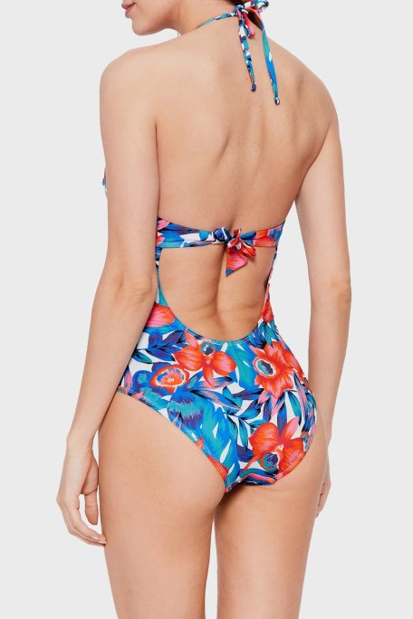 Emporio Armani Logolu Sırt Detaylı Bayan Mayo S 262642 2R300 75810 FUŞYA - Emporio Armani (1)